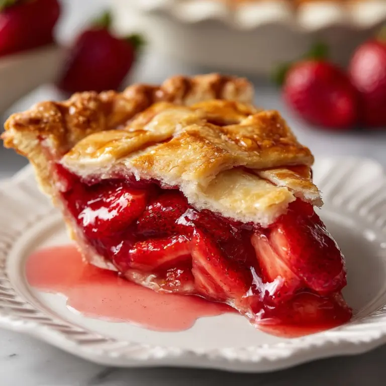 Strawberry Rhubarb Pie Recipe