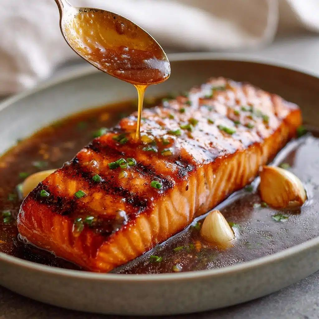 Honey Garlic Glazed Salmon Recipe - Recipe Image