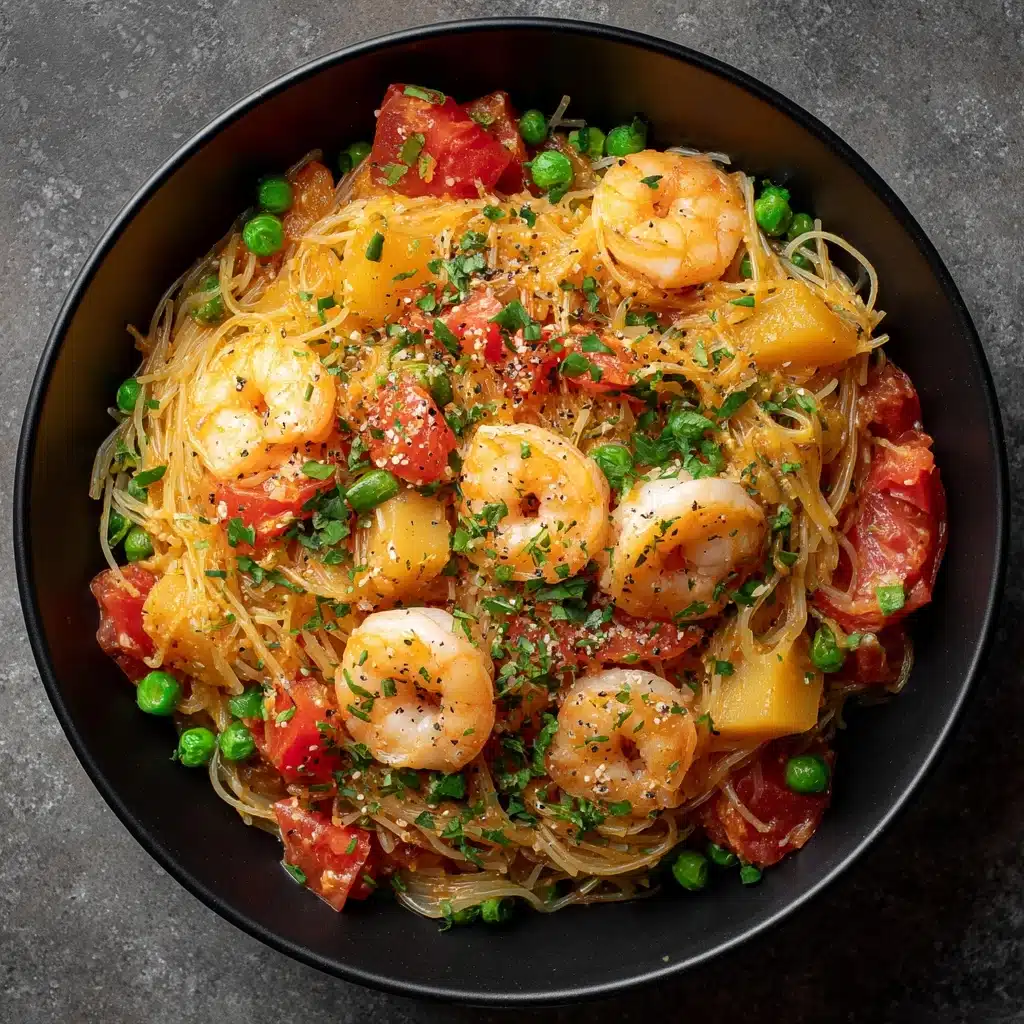 Creamy Garlic Shrimp Pasta Recipe - Recipe Image