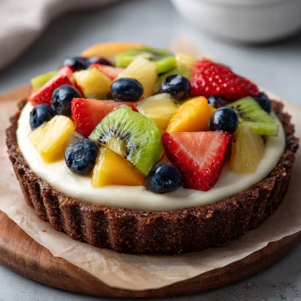 Brownie Fruit Pizza Recipe - Recipe Image