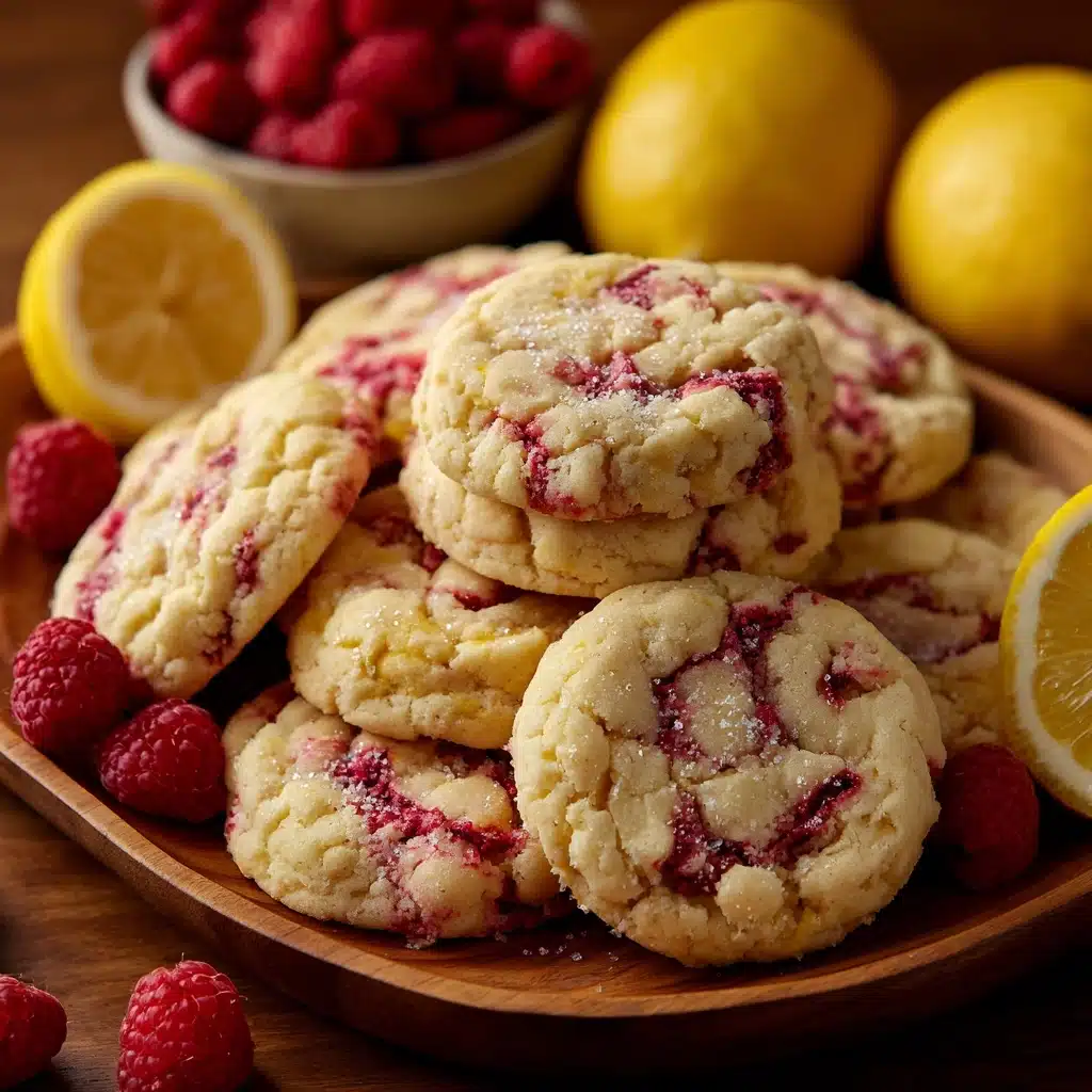 Lemon Raspberry Cookies Recipe - Recipe Image