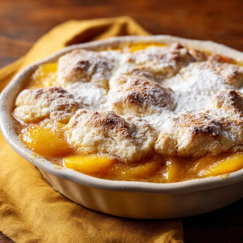 Peach Cobbler Bread Pudding Recipe