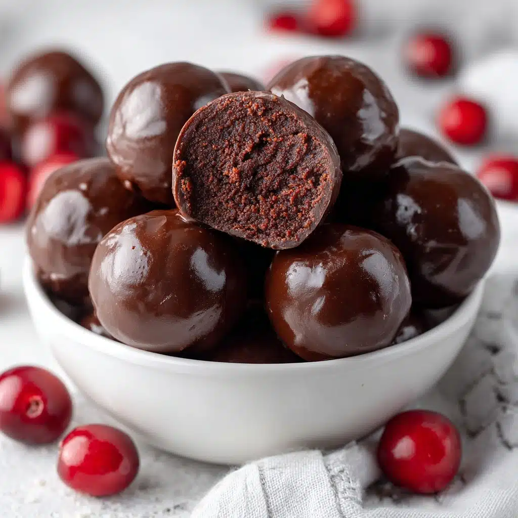 Chocolate Covered Cherry Brownie Bombs Recipe