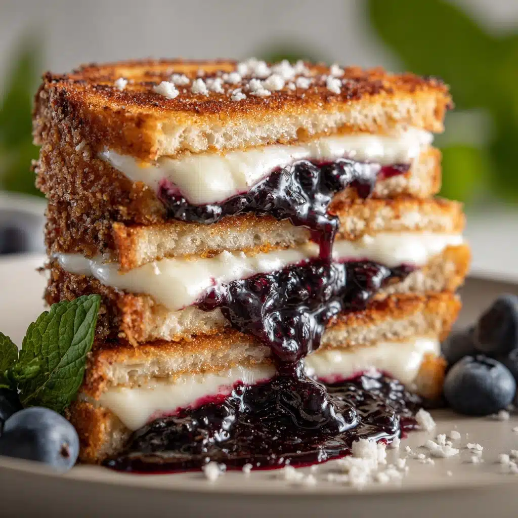 Balsamic Blackberry Bliss Grilled Cheese Recipe - Recipe Image