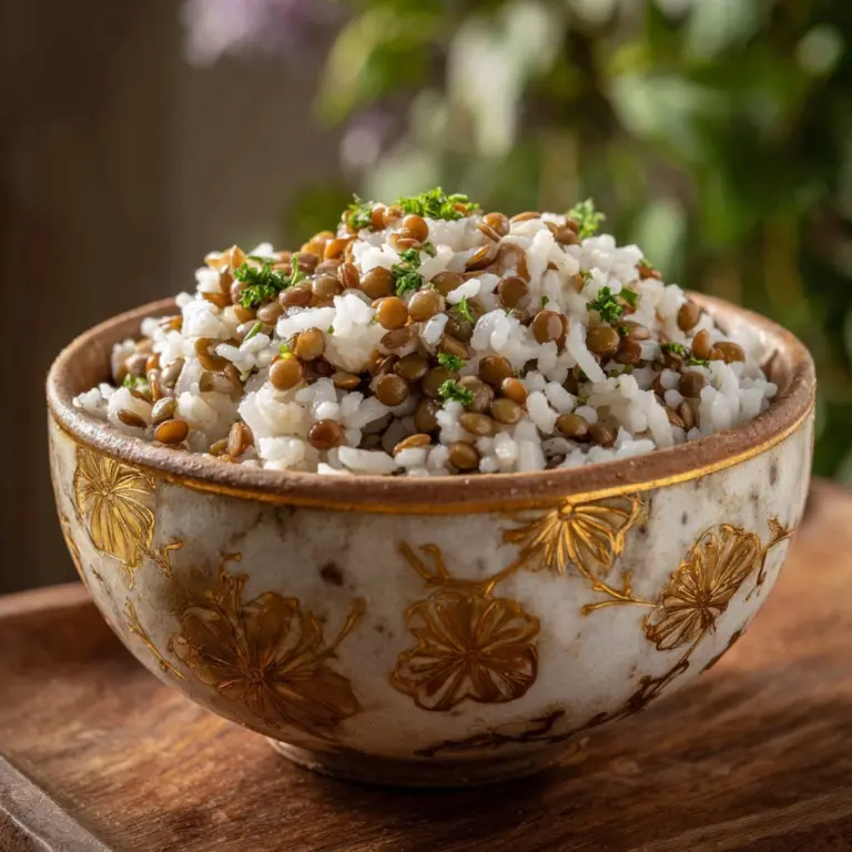 Simple Lebanese Lentils & Rice (Mujaddara) Recipe