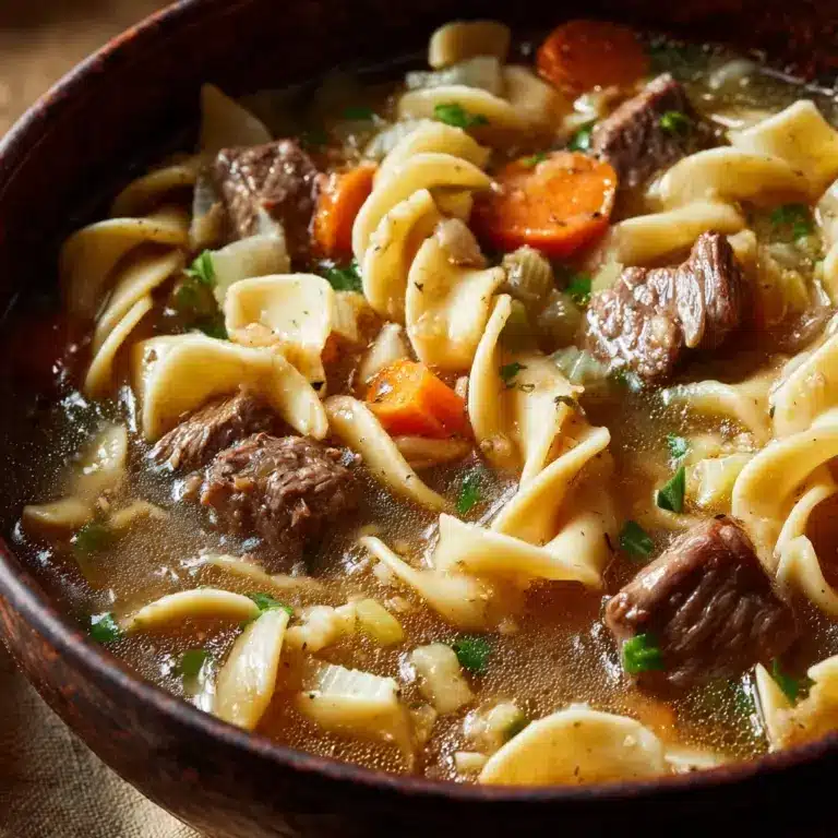 Beef Noodle Soup Recipe
