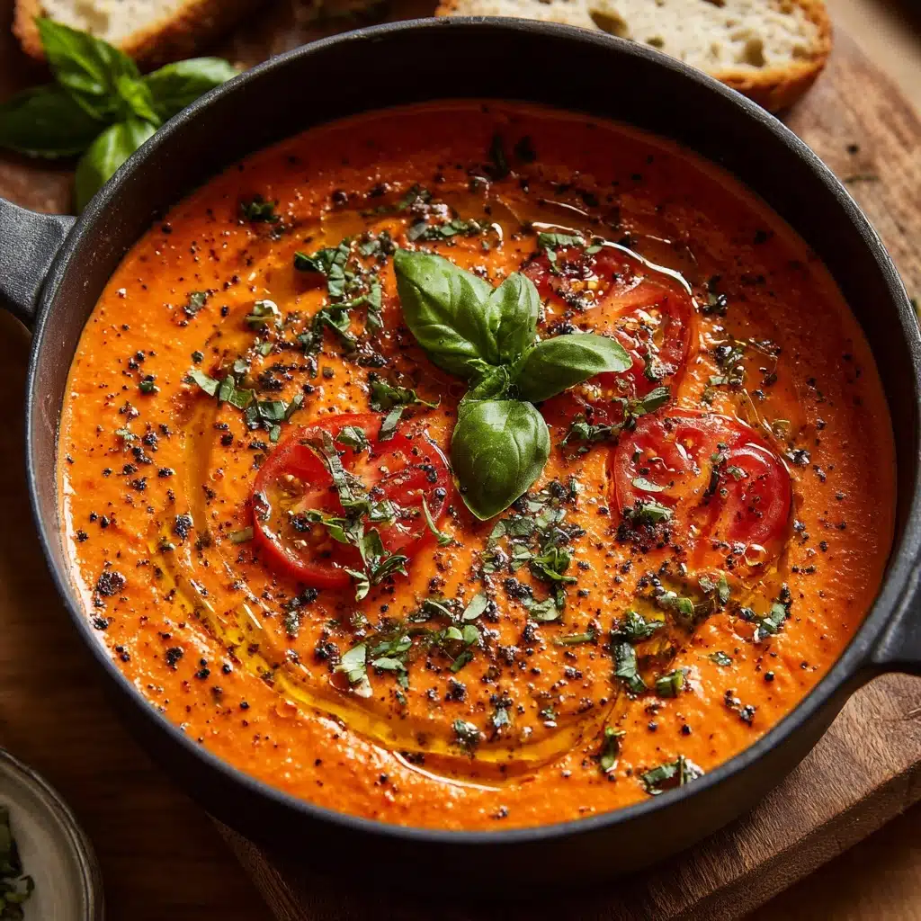 Homemade Roasted Tomato Soup Recipe - Recipe Image