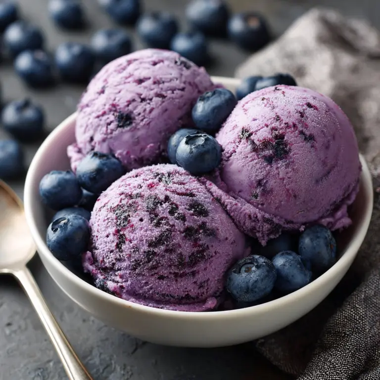 Blueberry Frozen Yogurt Recipe