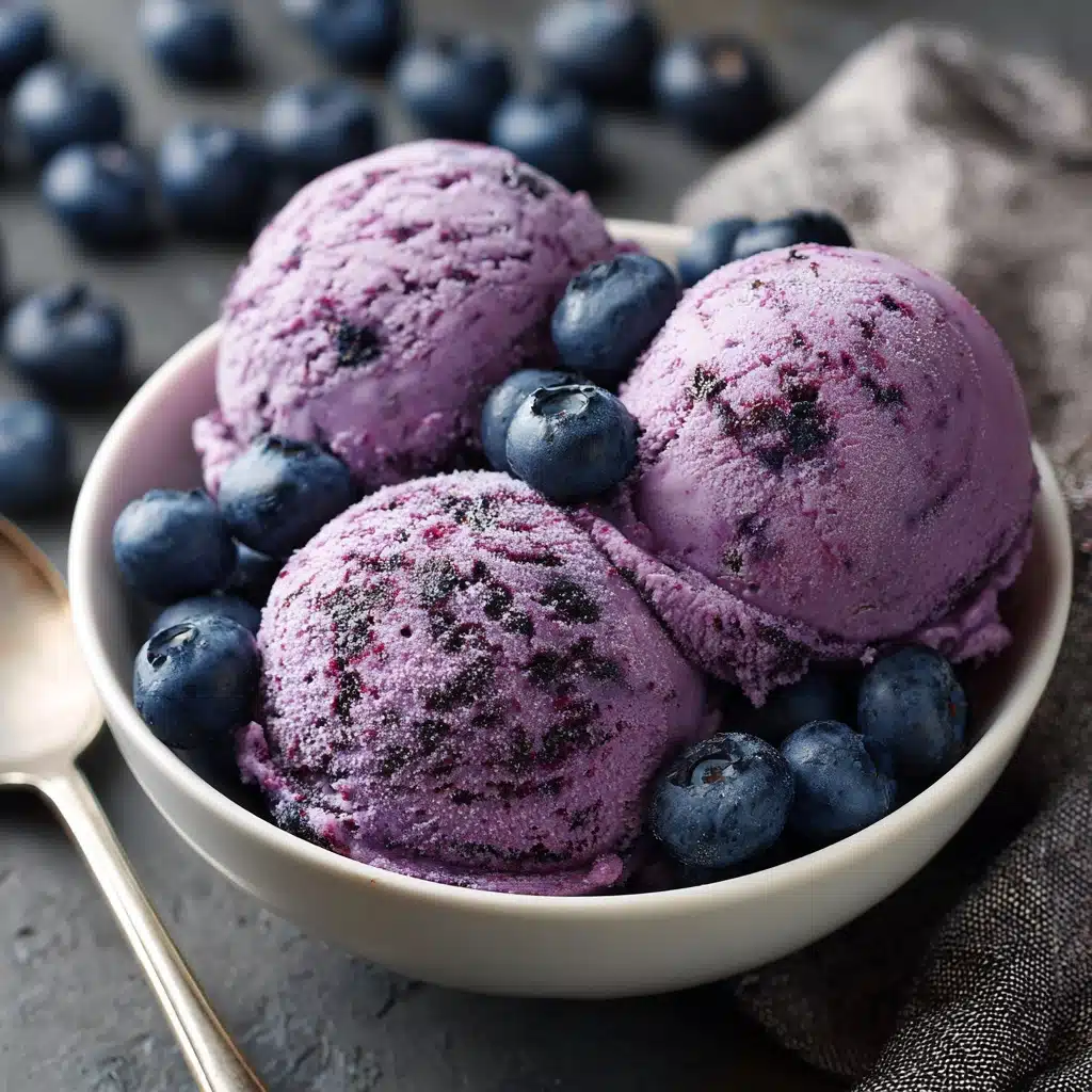 Blueberry Frozen Yogurt Recipe