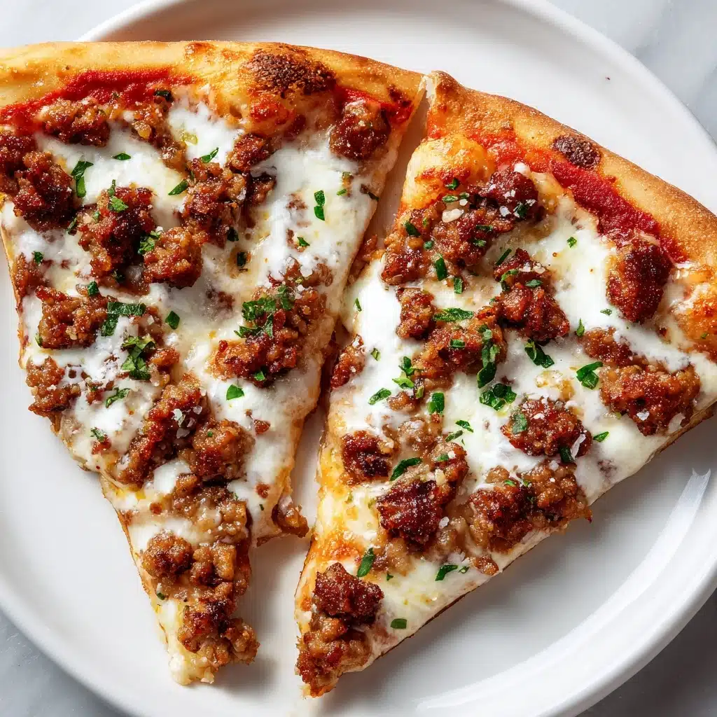 Biscuits & Sausage Gravy Breakfast Pizza Recipe - Recipe Image