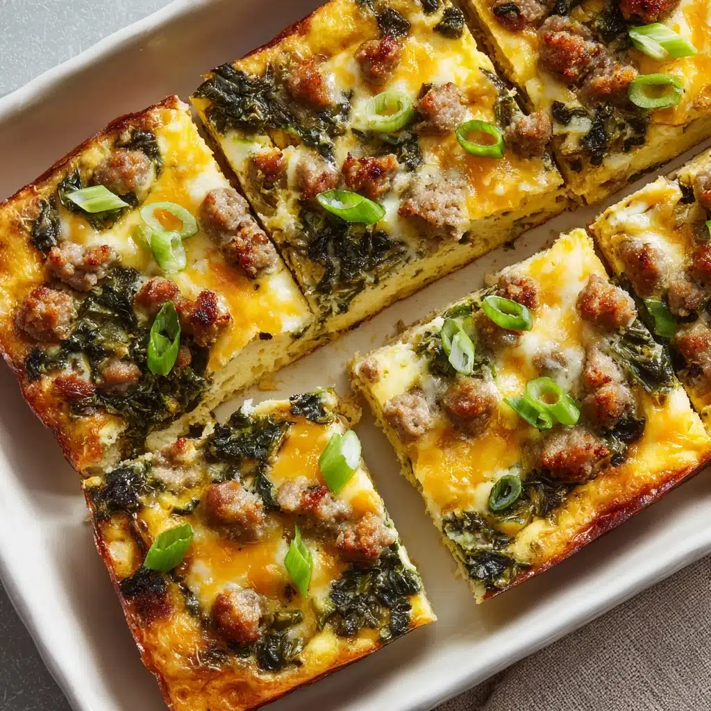 Sausage & Egg Keto Breakfast Casserole Recipe - Recipe Image