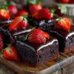 Chocolate Covered Strawberry Brownies Recipe