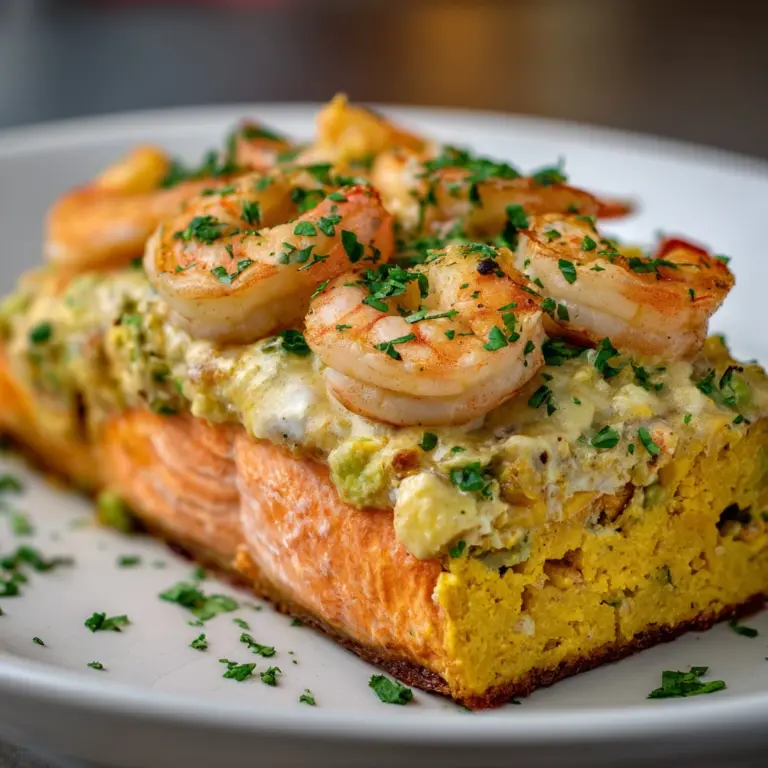 Crab and Shrimp Stuffed Salmon: A Decadent Dinner Recipe