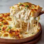 Creamy Onion Chicken Bake with Stuffing Recipe