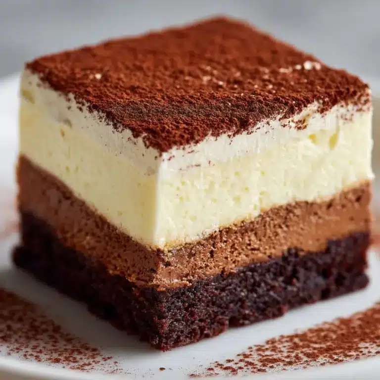 Tiramisu Brownies Recipe