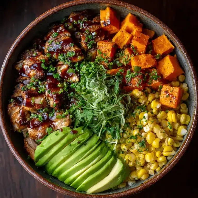 BBQ Chicken Sweet Potato Bowl Recipe