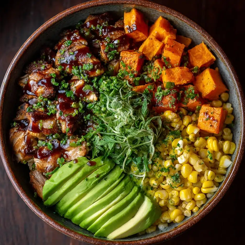 BBQ Chicken Sweet Potato Bowl Recipe - Recipe Image