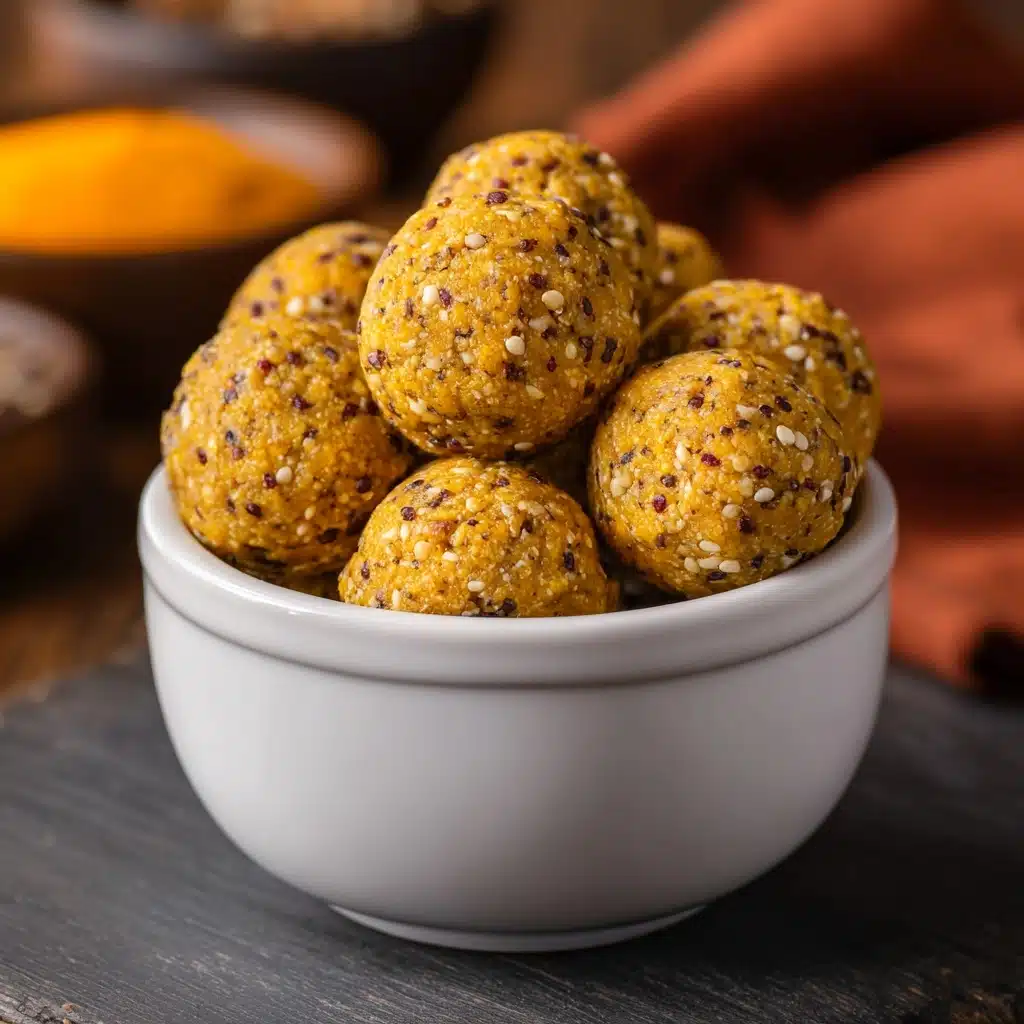 No-Bake Healthy Pumpkin Pie Energy Balls Recipe - Recipe Image