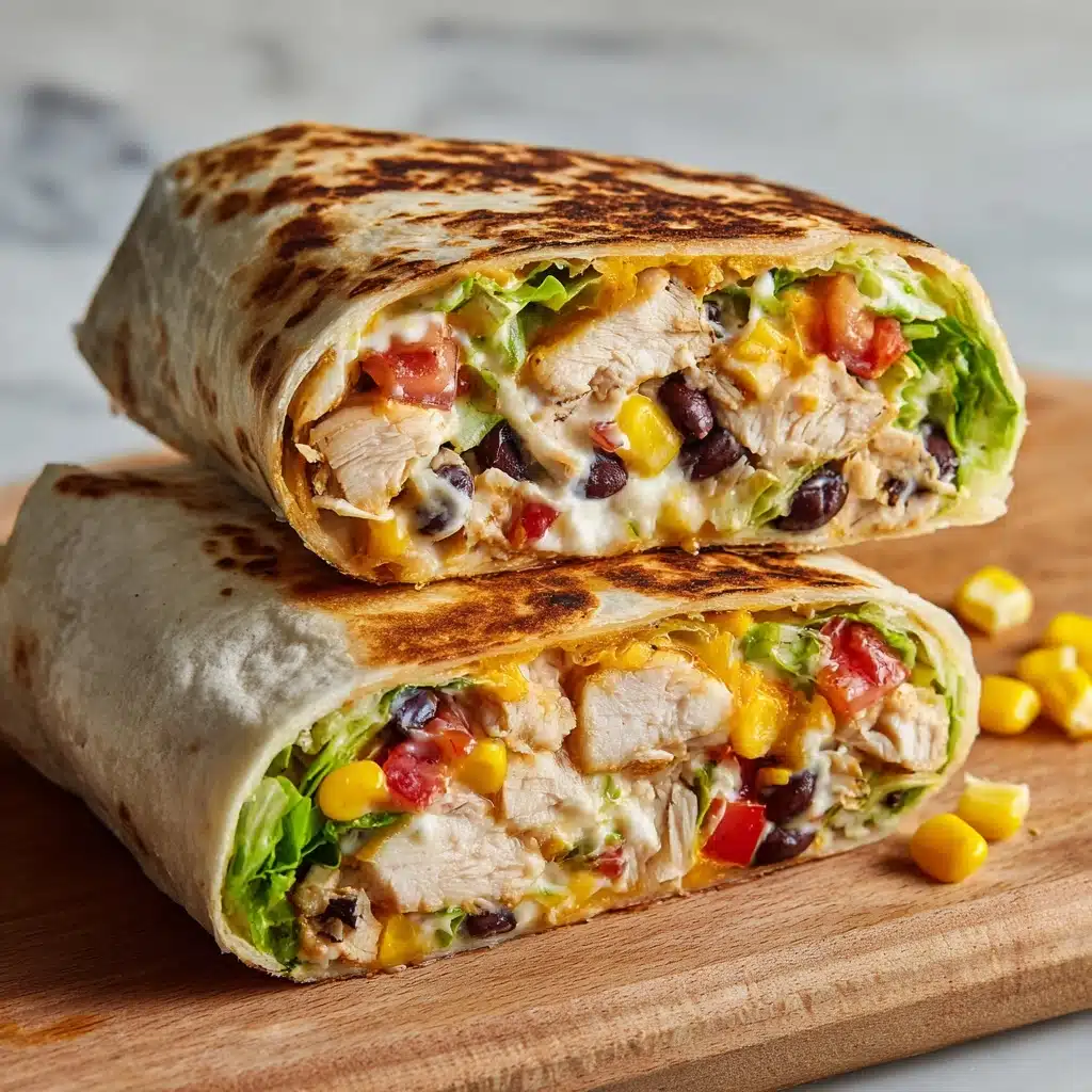 Southwest Chicken Wrap Recipe - Recipe Image