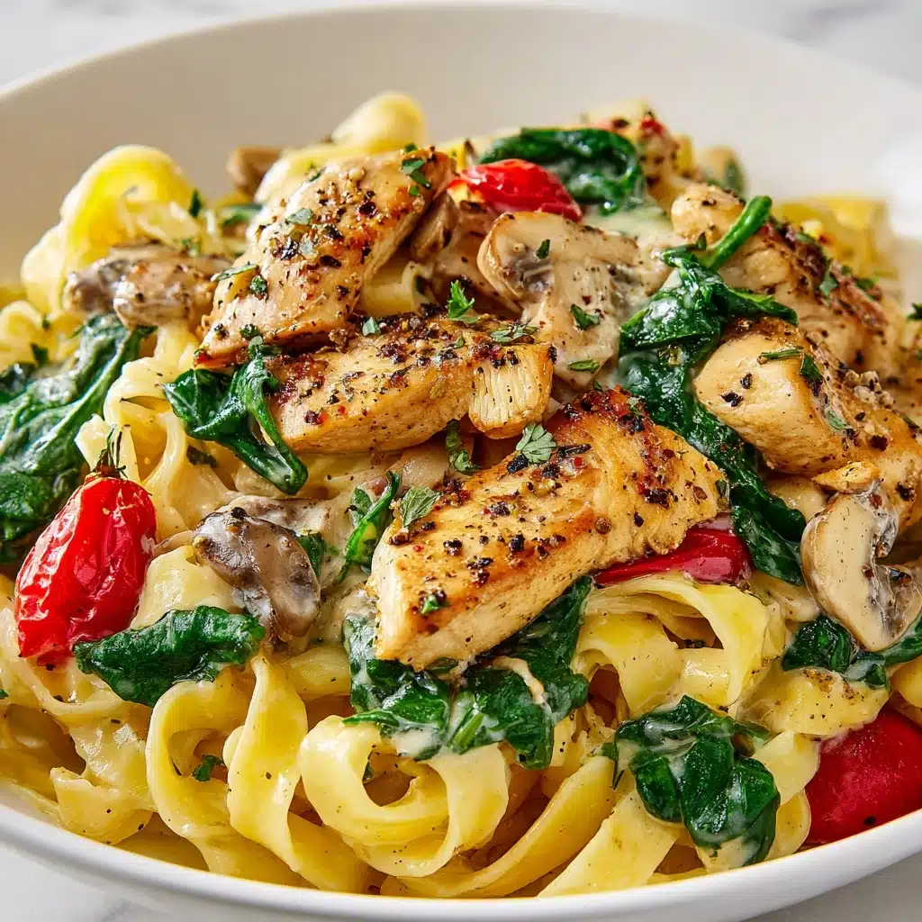 Creamy Tuscan Chicken Pasta Recipe - Recipe Image