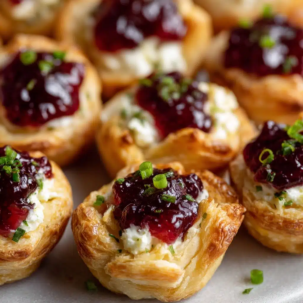 Cranberry Cream Cheese Appetizer Bites Recipe - Recipe Image