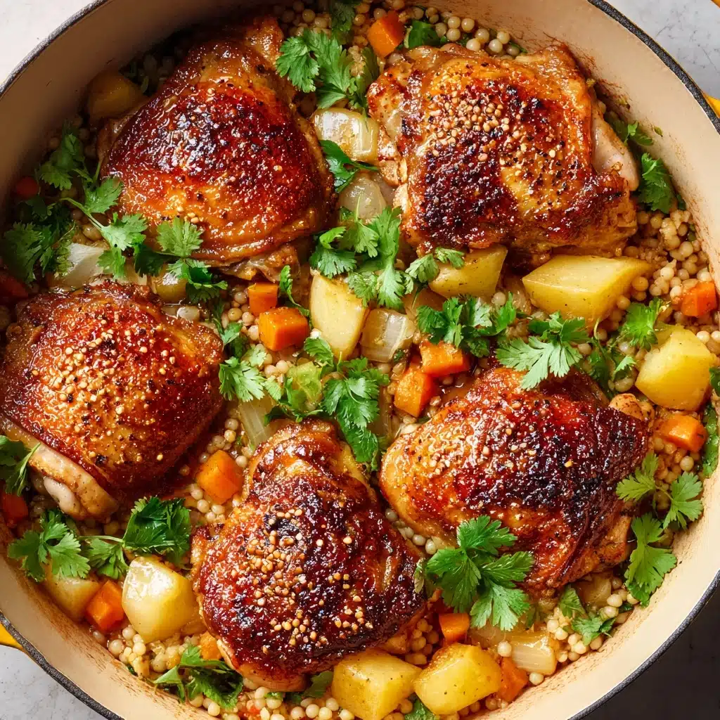 Chicken Thighs With Spiced Couscous and Carrots: An Incredible Ultimate Recipe - Recipe Image