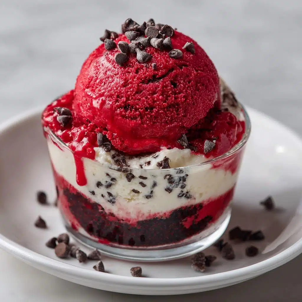 Edible Red Velvet Cookie Dough Recipe - Recipe Image