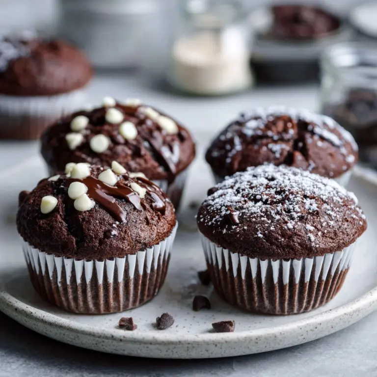 Double Chocolate Espresso Muffins Recipe