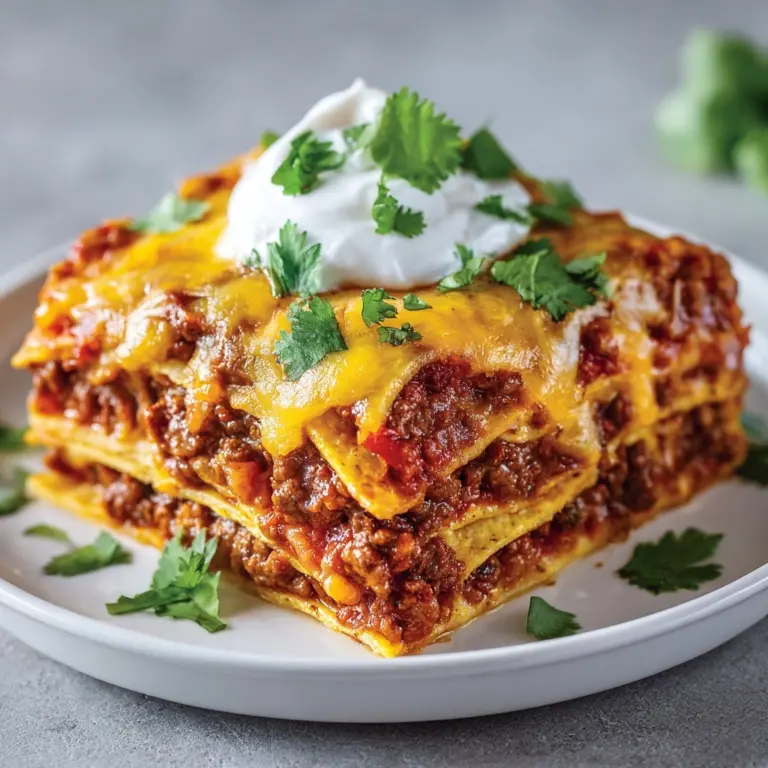 Tortilla Chip Enchiladas Recipe