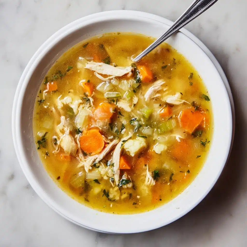 Anti-Inflammatory Cauliflower Chicken Soup Recipe - Recipe Image