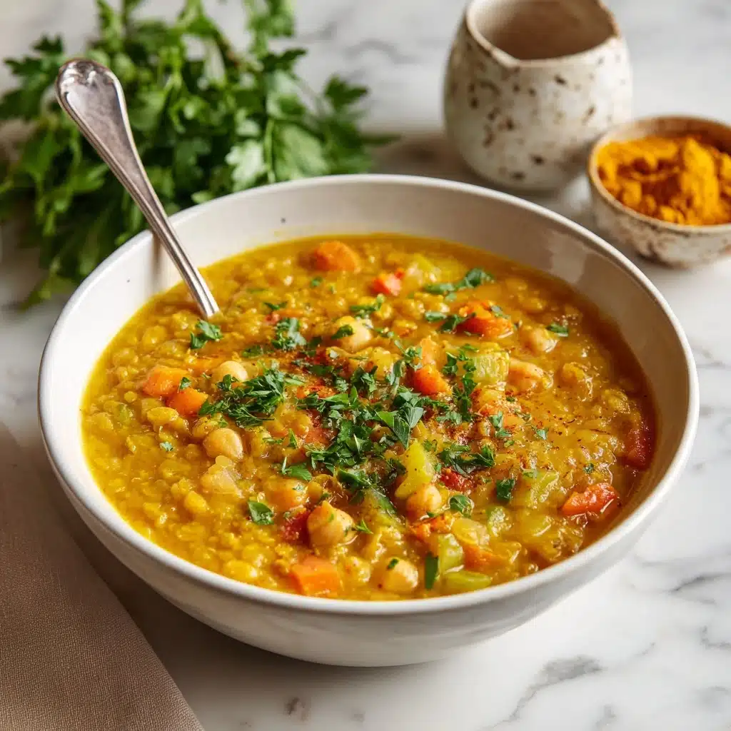 Detox Turmeric Lentil Soup Recipe - Recipe Image
