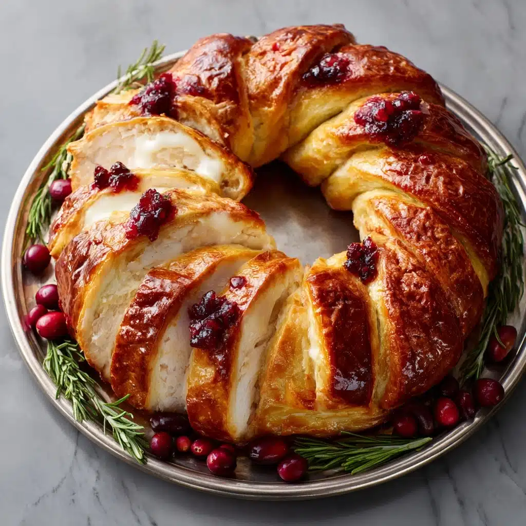 Turkey and Cranberry Wreath Recipe
