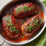 Mini Glazed Chicken Meatloaves Recipe