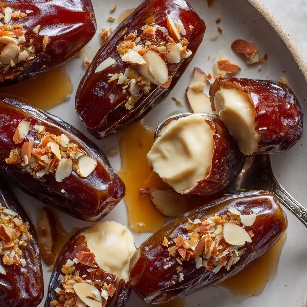 Mascarpone Stuffed Dates with Maple Drizzle Recipe - Recipe Image