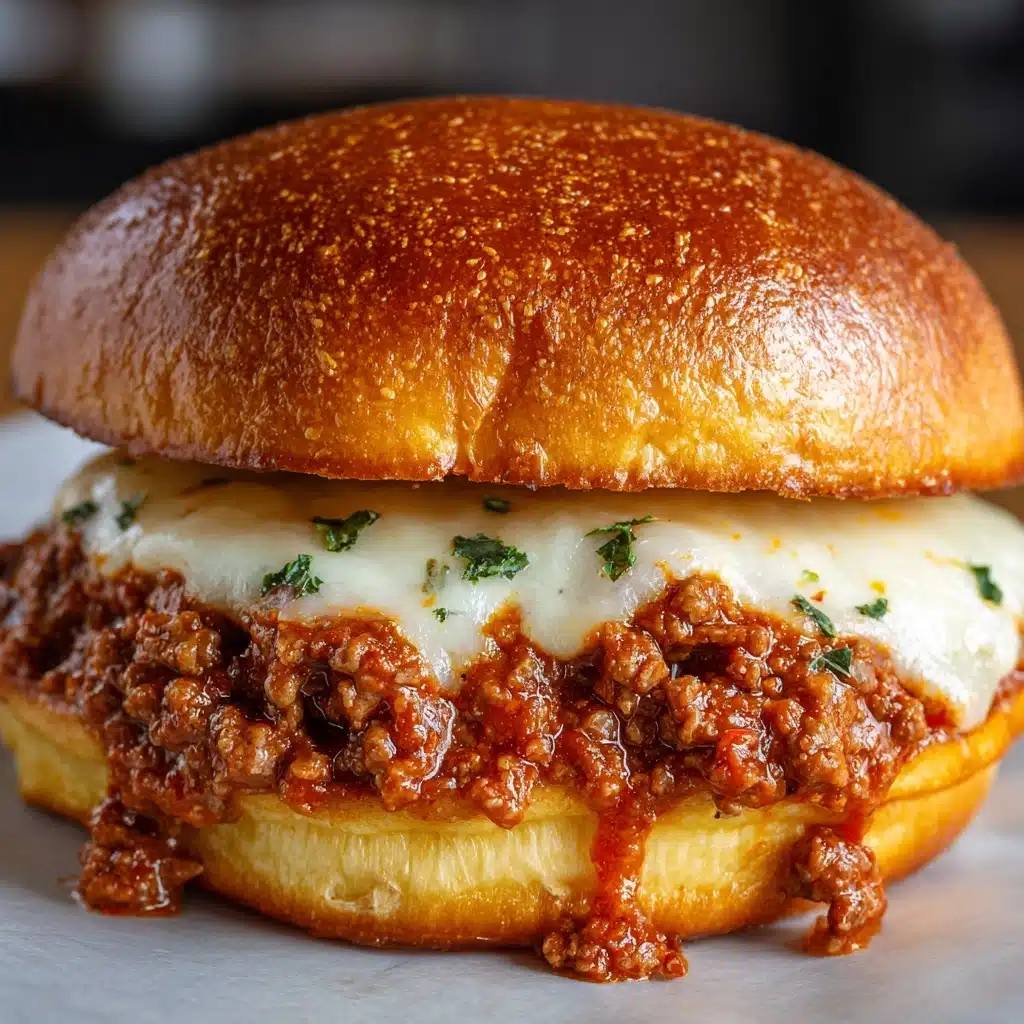 Chicken Parmesan Sloppy Joes : Delicious Dinner Recipe - Recipe Image