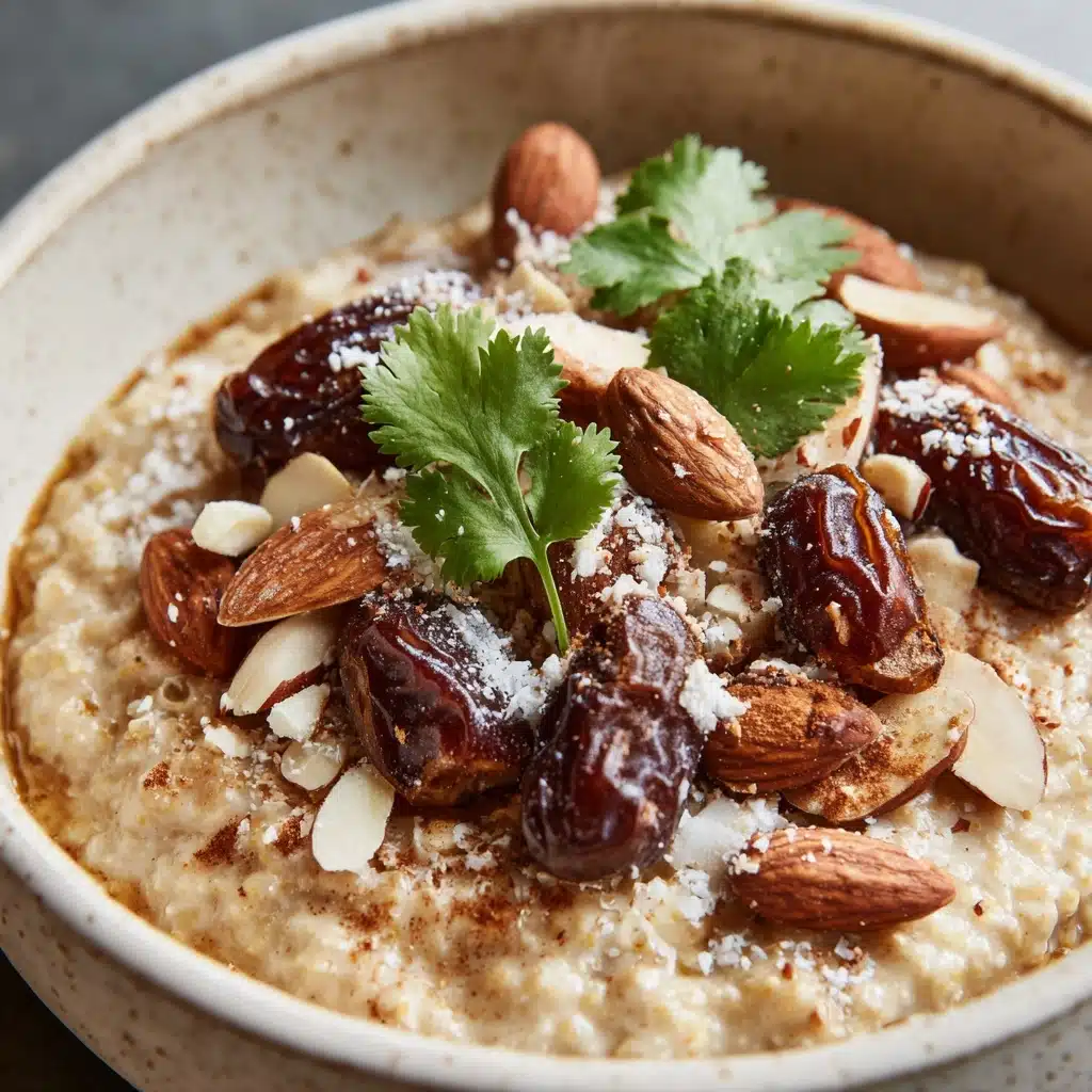 Farro Breakfast Pudding with Dates and Cardamom Recipe - Recipe Image