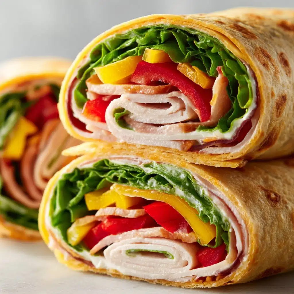 Turkey Ranch Club Wrap Recipe - Recipe Image