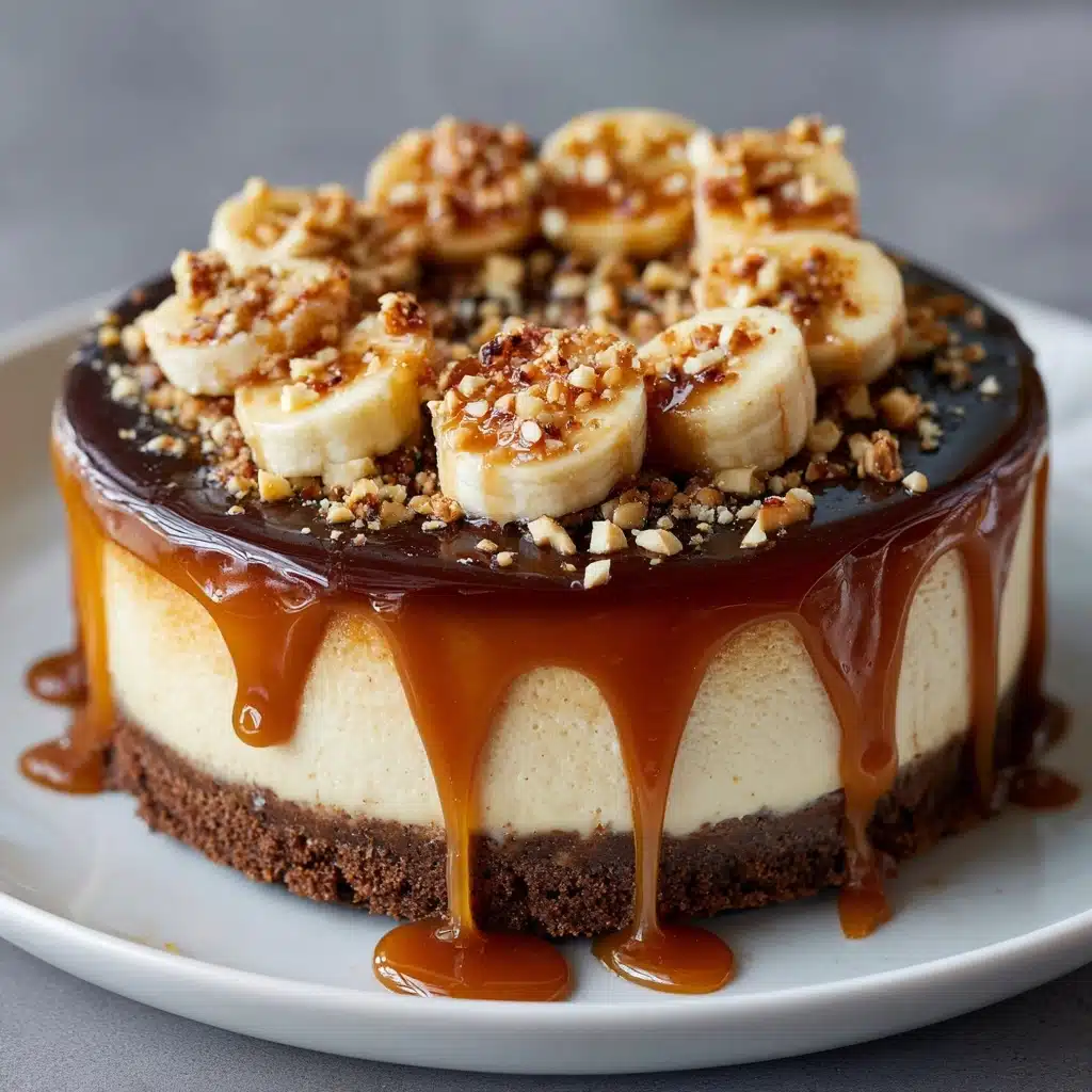 Banana Caramel Nut Cheesecake Recipe - Recipe Image