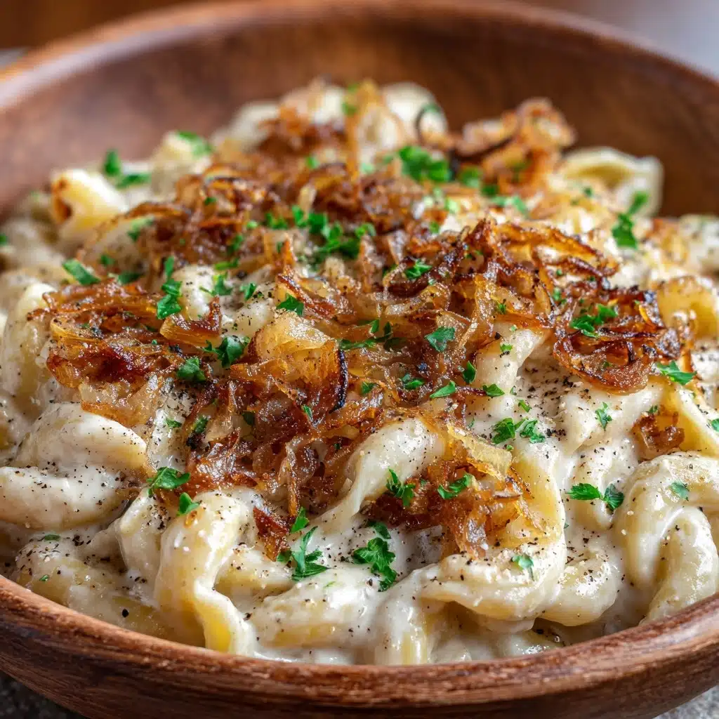 French Onion Pasta Salad: Creamy, Savory, and Perfect Recipe - Recipe Image