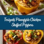 Teriyaki Pineapple Chicken & Rice Stuffed Peppers Recipe