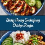 Sticky Honey Gochujang Chicken (Air Fried or Baked) Recipe