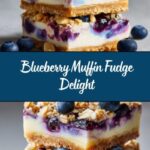 Blueberry Muffin Fudge Recipe