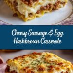Sausage, Egg, and Cream Cheese Hashbrown Casserole Recipe