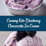 Keto Blueberry Cheesecake Protein Ice Cream Recipe