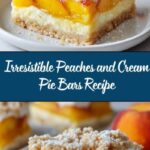Peaches and Cream Pie Bars Recipe