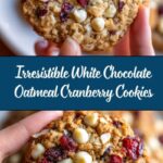 White Chocolate Oatmeal Cranberry Cookies Recipe