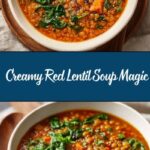 Creamy Red Lentil Soup Recipe