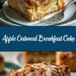 Healthy Breakfast Oatmeal Apple Cake Recipe
