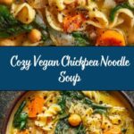 Vegan Chickpea Noodle Soup Recipe