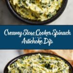 Slow Cooker Spinach Artichoke Dip Recipe